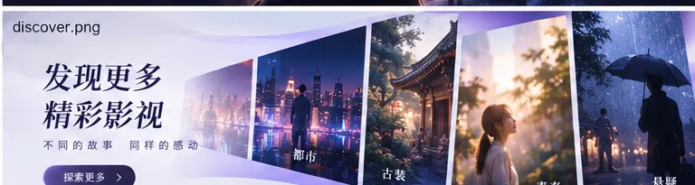 可可影视热门内容发现区域